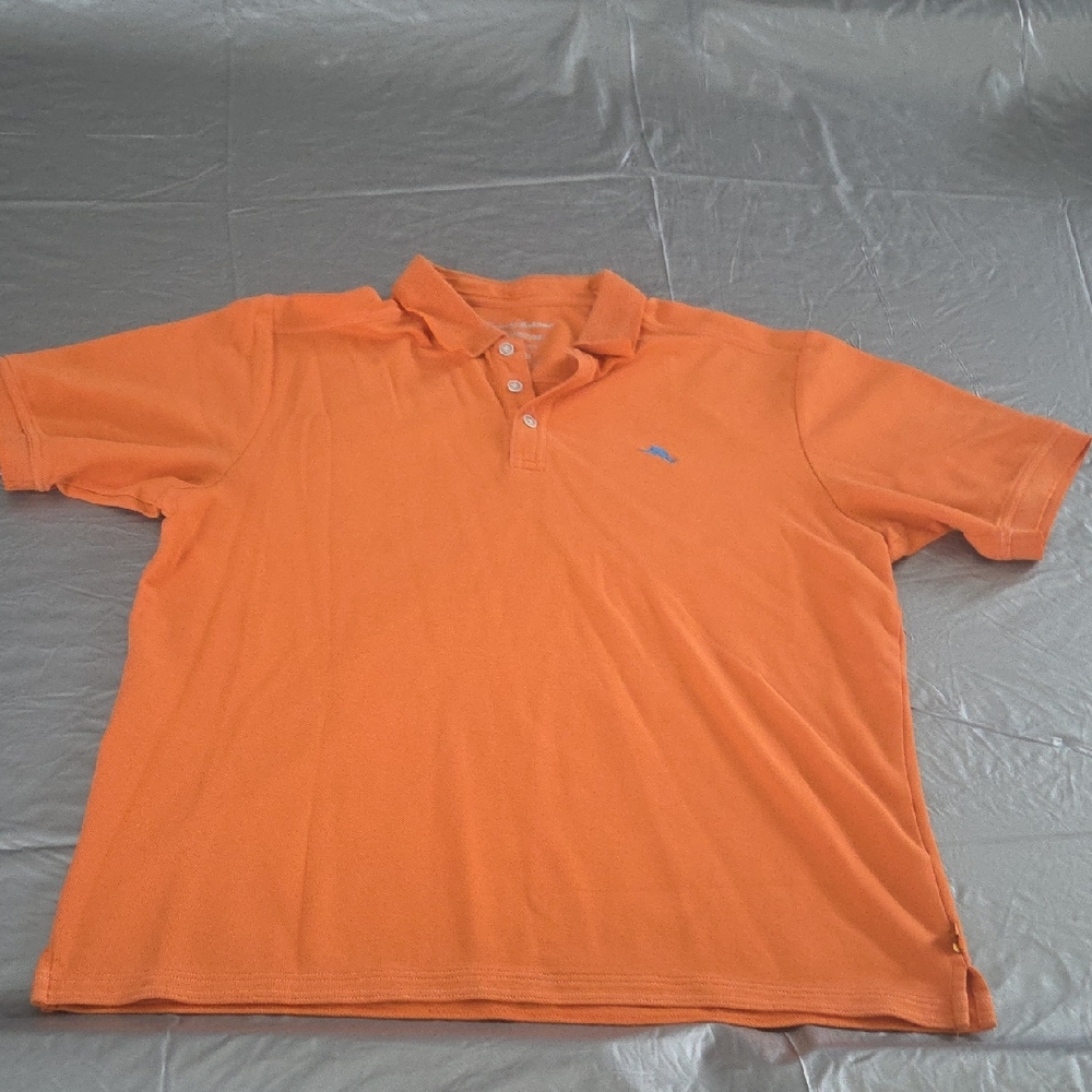 Tommy Bahama Orange Short-Sleeve Polo